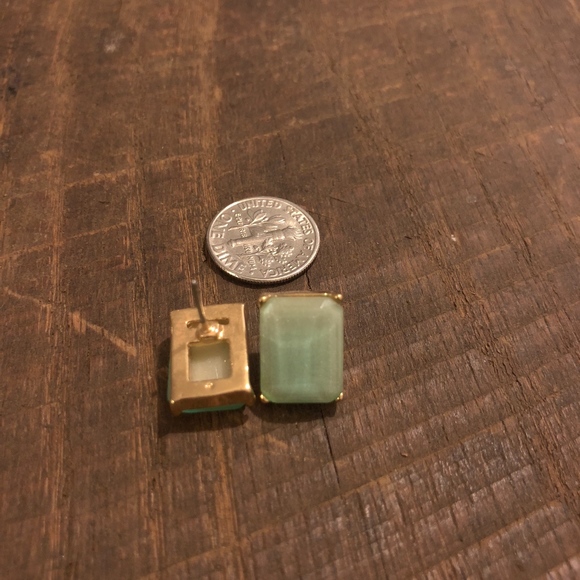 Teal Earrings - Picture 3 of 4